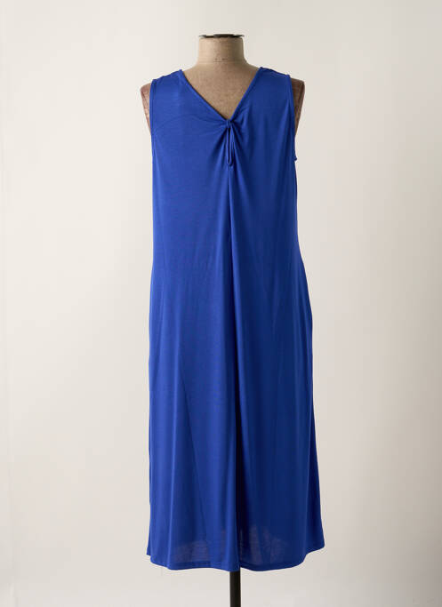 Robe mi-longue bleu SCORZZO pour femme