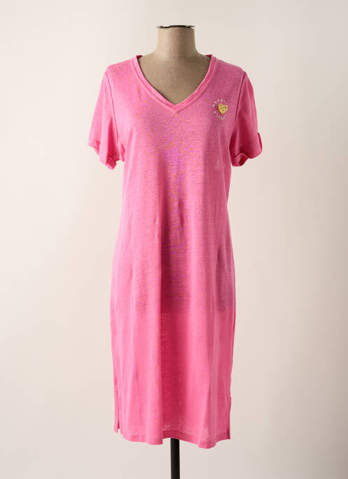 Robe mi-longue rose MPC (MA PETITE CAPSULE) pour femme