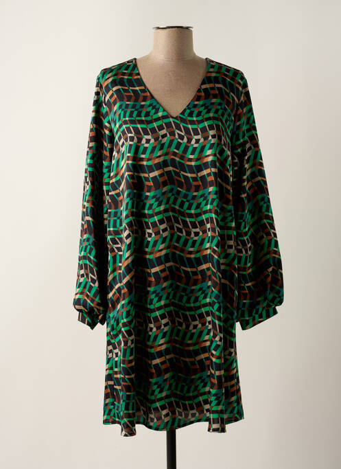 Robe mi-longue vert JOSEPH RIBKOFF pour femme