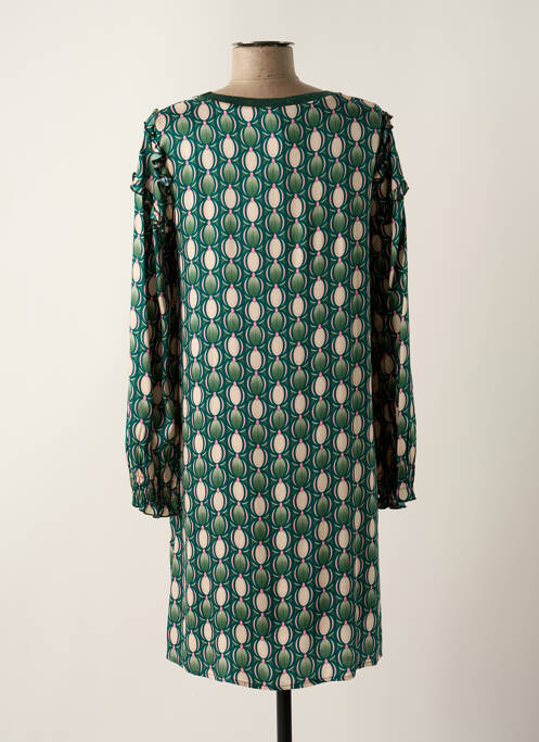 Robe mi-longue vert LES BLONDINETTES pour femme