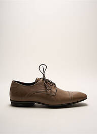 Derbies semelle amovible talon bas marron PRATIK homme
