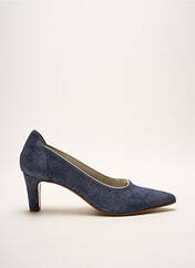 Escarpins bleu MYMA pour femme seconde vue