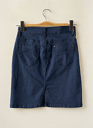 Jupe courte poches bleu B.S JEANS femme