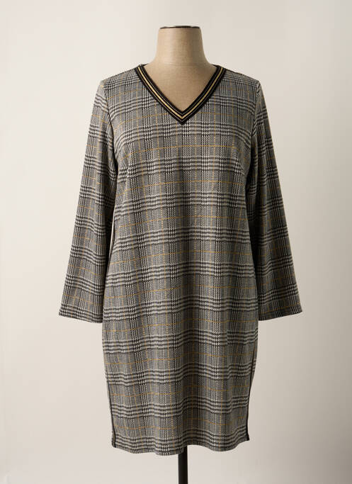 Robe mi-longue manches longues manches longues noir MERI & ESCA femme