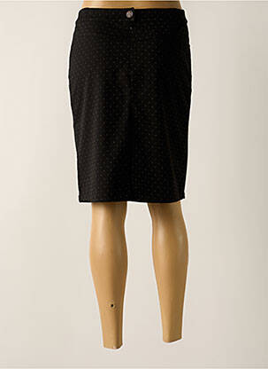 Jupe mi-longue stretch noir AGATHE & LOUISE femme