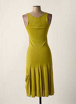 Robe pull col rond sans manche vert MAIS IL EST OU LE SOLEIL femme