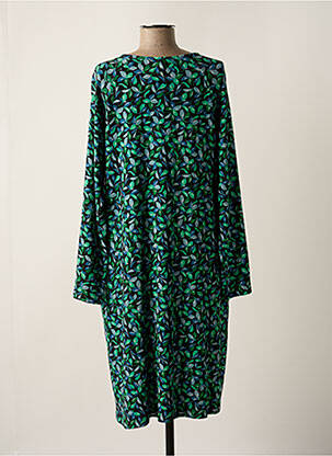Robe mi-longue imprimé fantaisie manches longues noir AGATHE & LOUISE femme