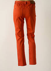 Pantalon droit orange AGATHE & LOUISE pour femme seconde vue