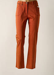 Pantalon droit orange AGATHE & LOUISE pour femme seconde vue