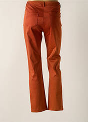 Pantalon droit orange AGATHE & LOUISE pour femme seconde vue