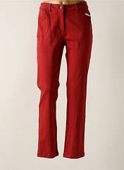 Pantalon droit rouge AGATHE & LOUISE pour femme seconde vue