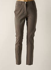 Pantalon slim gris OLSEN pour femme seconde vue