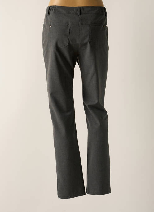 Pantalon droit stretch taille normale gris AGATHE & LOUISE femme