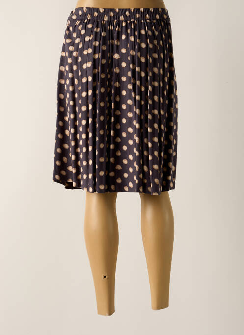Jupe mi-longue gris AGATHE & LOUISE pour femme