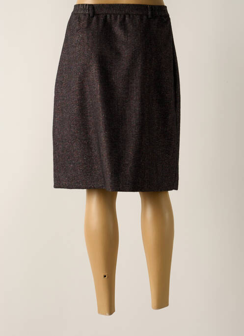 Jupe mi-longue noir AGATHE & LOUISE pour femme