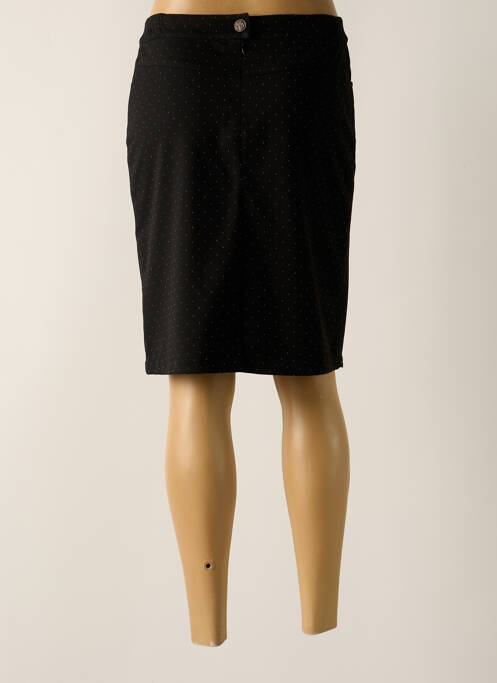 Jupe mi-longue noir AGATHE & LOUISE pour femme