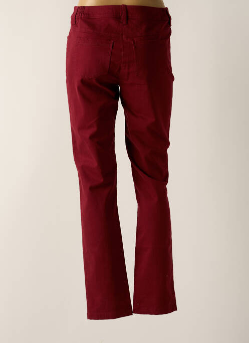 Pantalon droit rouge AGATHE & LOUISE pour femme