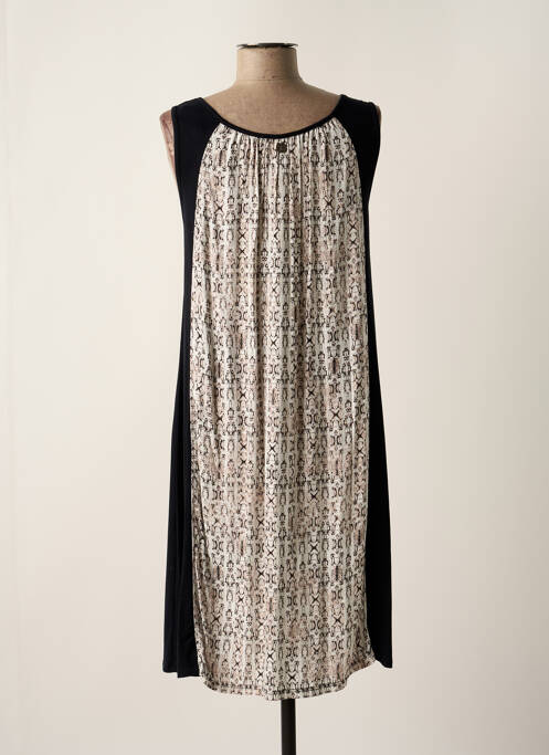 Robe mi-longue beige EQUATION pour femme