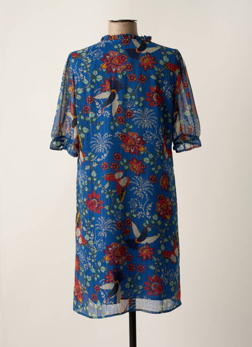 Robe mi-longue bleu AKOZ DE TOI pour femme