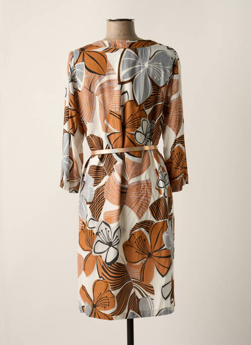 Robe mi-longue marron GREGORY PAT pour femme