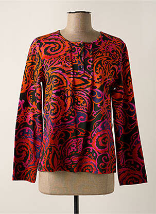 T-shirt manches longues manches longues orange AGATHE & LOUISE femme