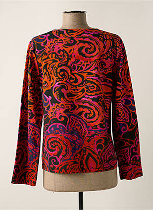 T-shirt manches longues manches longues orange AGATHE & LOUISE femme