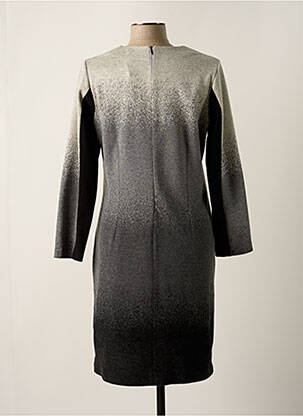 Robe mi-longue manches longues manches longues gris GREGORY PAT femme