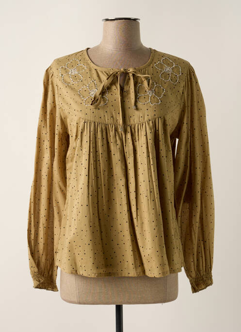 Blouse beige AGATHE & LOUISE pour femme