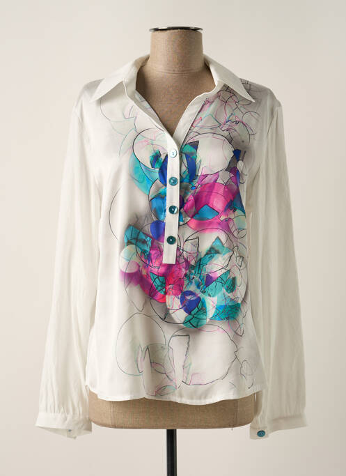 Blouse blanc QUATTRO pour femme