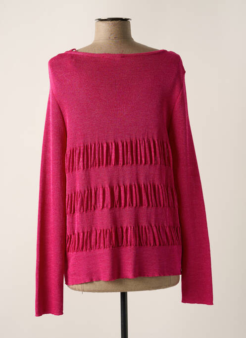 Gilet manches longues rose EQUATION pour femme