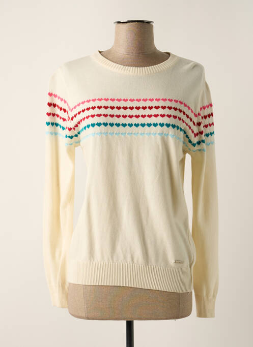 Pull beige AGATHE & LOUISE pour femme