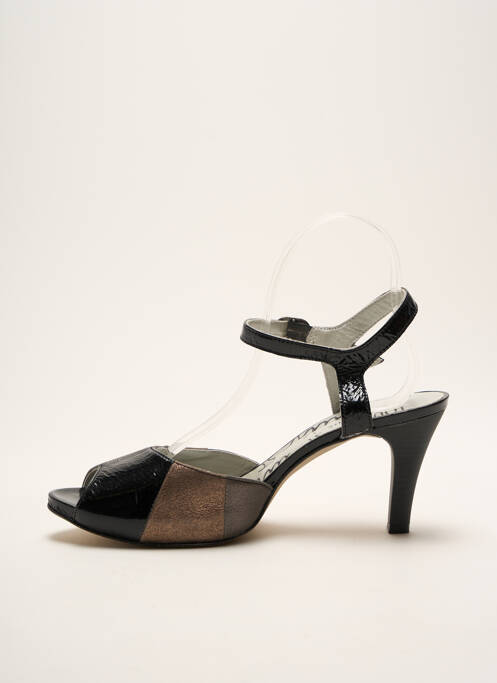 Sandales/Nu pieds noir UN TOUR EN VILLE pour femme