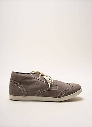 Baskets nubuck bout rond marron CIAO garcon