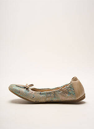 Ballerines tissage satiné beige RAMDAM fille