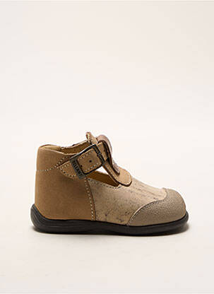 Sandales/nu pieds nubuck bout rond beige BELLAMY garçon