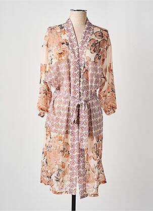 Veste kimono légère et transparente beige CREAM femme