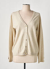 Gilet manches longues beige CREAM pour femme seconde vue