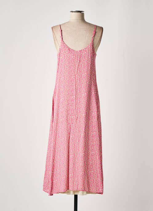 Robe longue rose CREAM pour femme