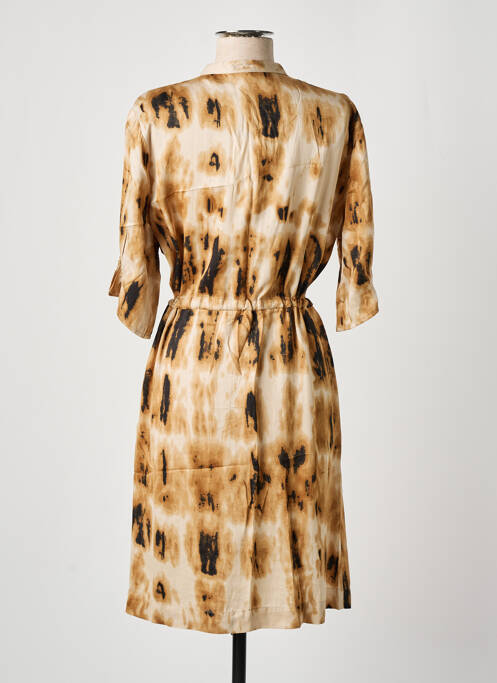 Robe mi-longue beige CREAM femme