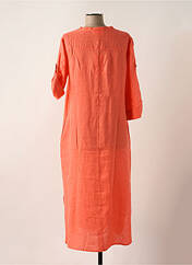 Robe mi-longue orange CREAM pour femme seconde vue