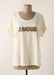 T-shirt beige CREAM pour femme seconde vue