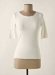 T-shirt blanc CREAM pour femme seconde vue