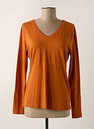 T-shirt orange CREAM pour femme