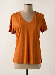 T-shirt orange CREAM pour femme seconde vue