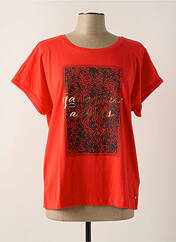 T-shirt rouge CREAM pour femme seconde vue