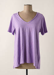 T-shirt violet CREAM pour femme seconde vue