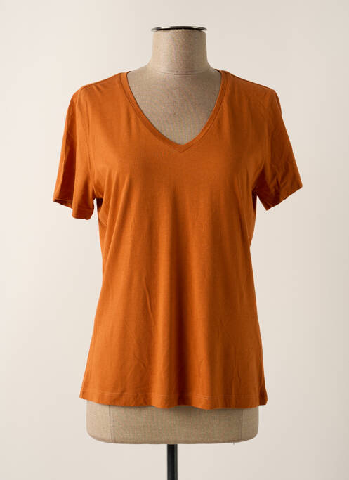 T-shirt orange CREAM pour femme