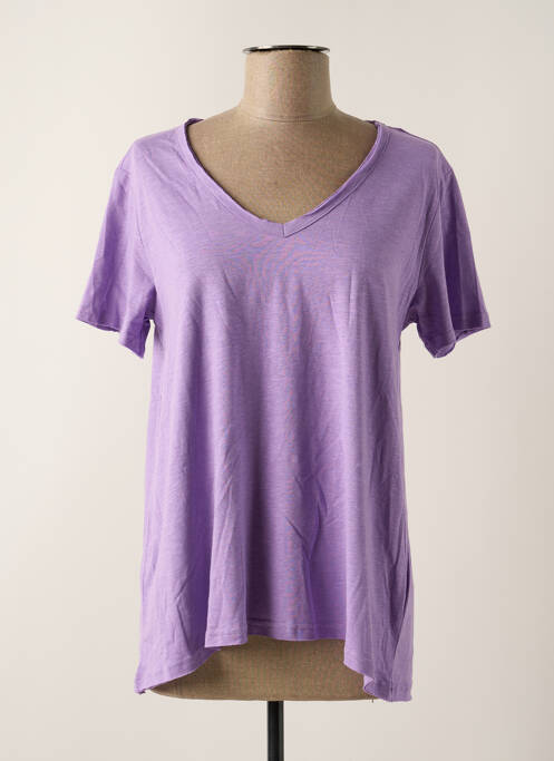 T-shirt violet CREAM pour femme