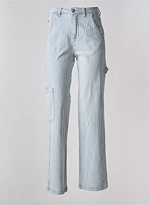 Jeans coupe droite taille haute taille haute bleu CREAM femme