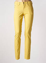 Jeans coupe slim taille basse taille basse jaune CREAM femme